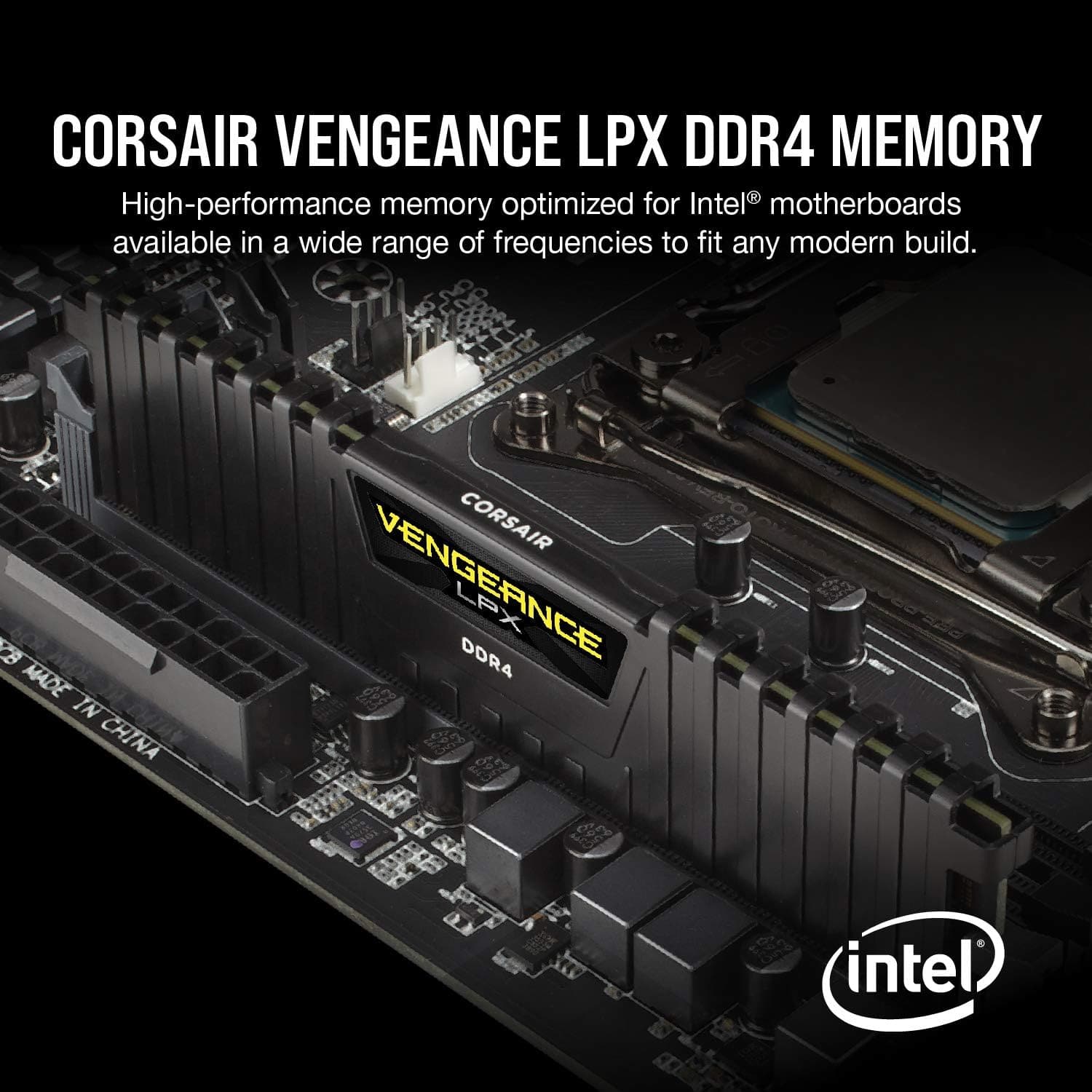Buy Corsair,Corsair VENGEANCE LPX DDR4 RAM 16GB (2x8GB) 3600MHz CL18 AMD Ryzen Computer Memory - Black (CMK16GX4M2Z3600C18) - Gadcet UK | UK | London | Scotland | Wales| Ireland | Near Me | Cheap | Pay In 3 | RAM